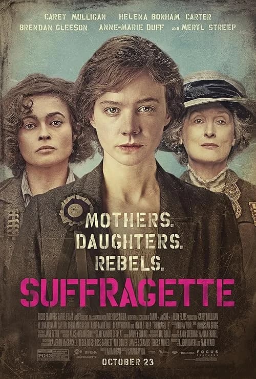 Suffragette film posteri
